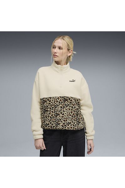 Puma Essentials Animal Print Relaxed Crew Γυναικεία