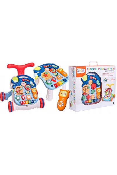 İSP Antemergator Interactiv 5 in 1, cu masuta interactiva detasabila, Lumini si Sunete, Multiple Moduri