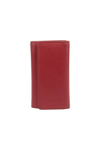 Generic Women's genuine leather wallet BG20321, Rosso