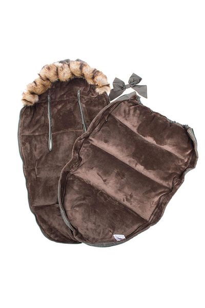 SERSIMO Baby winter bag for stroller, universal size, 90x45cm, gray