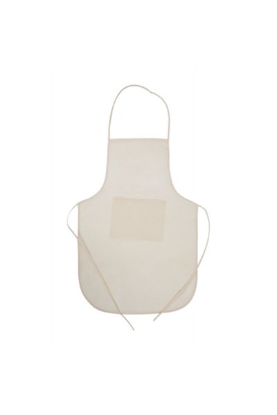 dalip Kitchen apron with pocket, adjustable, 500 x 730 mm, polyester, Beige