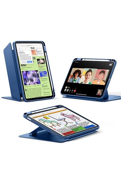 GABIANO Protective Case for iPad 10 2022 10.9/11 2025, K23, Leather, Blue