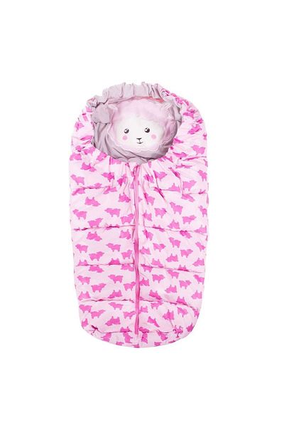 SERSIMO Winter bag for stroller universal model, 80x45cm, pink
