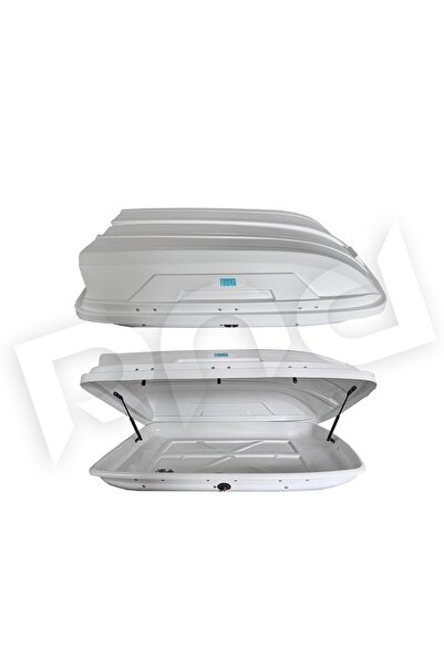 POWER ARAC ÜSTÜ TAŞIYICI TABUT BAGAJ BEYAZ 370 LT