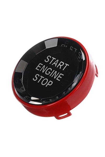 OEM Capac buton start/stop cristal BMW E60 E61 E63 X5 E70 X6 E71 X1 E83 E84 Z4 E89 E90 E91 E92 E93, roșu