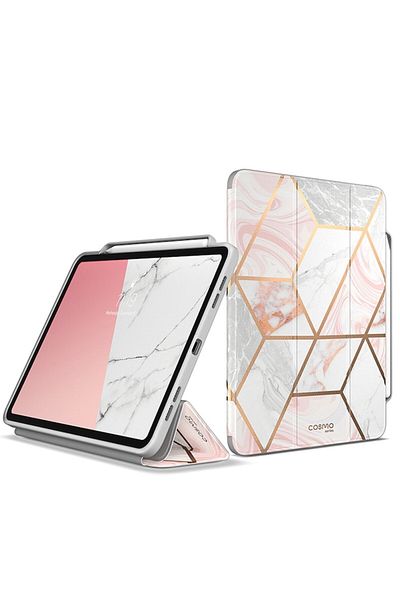 Terra Husa compatibila cu iPad Pro 13 2024, E3, TPU, I-Blason Cosmo, Marble