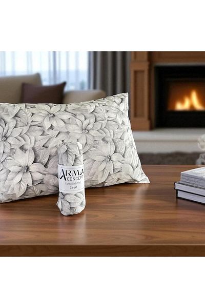 Arma Concept Double Flower Pattern Ranforce Fabric Fitted Elastic Sheet & 2 Pillowcases