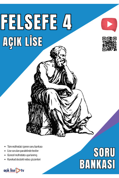 Açık Lise TV Açık Lise FELSEFE 4 - Soru Bankası - Güncel Müfredat