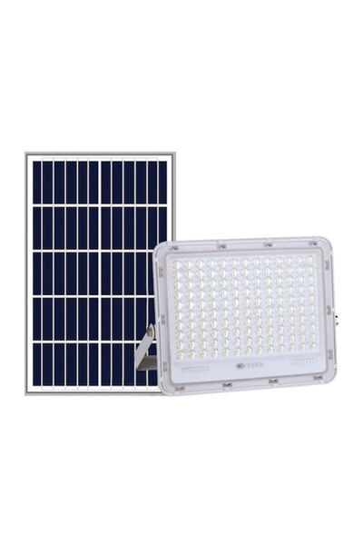 Casa Grande Proiector LED cu panou solar, senzor de lumină, impermeabil, 100W...