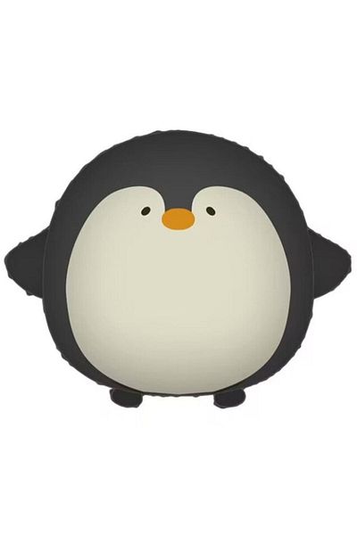 Terra Balon folie, model animat pinguin, 54 x 48 cm, negru