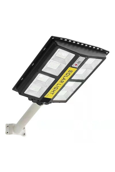 CLICK Lampă stradală solară cu telecomandă, senzor de mișcare, lumină, suport de montare, 720 LED-uri, IP65, ABS
