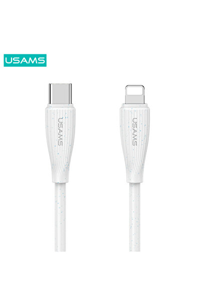 Usams SJ717 Type-C To Lightning 30W Hızlı Şarj/Veri Kablosu - 480MBPS - 1m