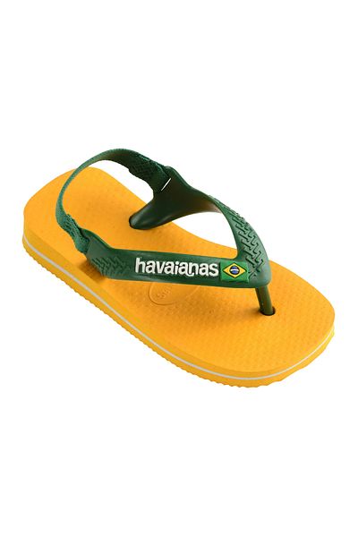 Havaianas Brazil Logo Flip Flops - Yellow