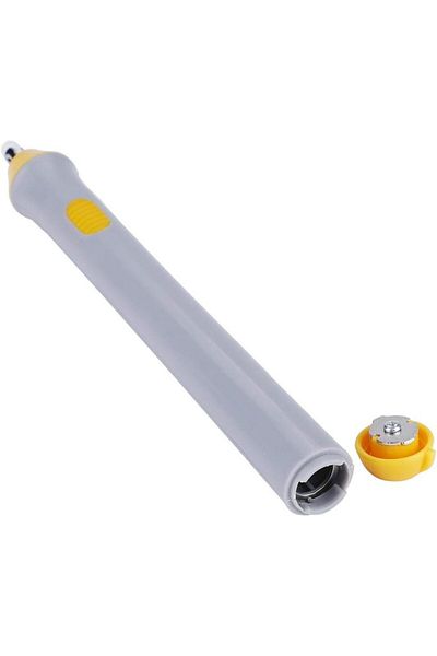 Flippy Radieră electrică, rabatabilă, pentru schițe și artă, grosimea vârfului 3 mm/5 mm, gri