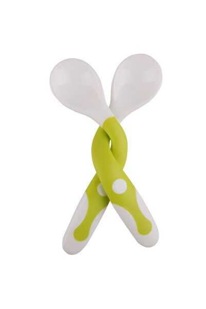 Camy Set 2 tacâmuri pentru bebeluși, fără BPA, mâner din silicon, 14,5 x 3,3 ...