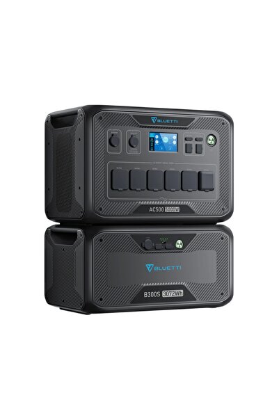Bluetti AC500 5000W UPS İnverter + B300K 2765Wh Kapasiteli Batarya