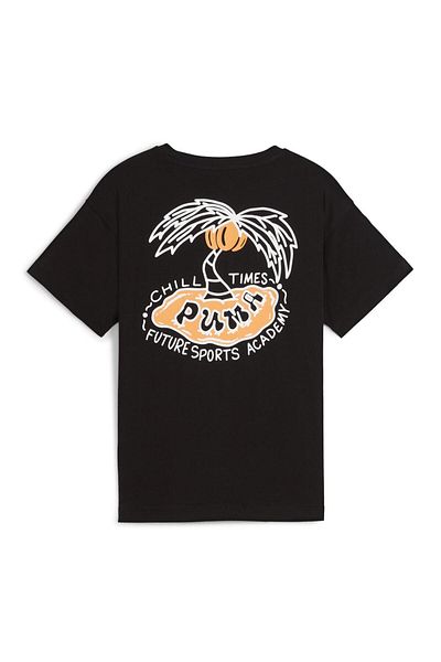 Puma ESS+ Mid 90s Youth Graphic Tee - Black