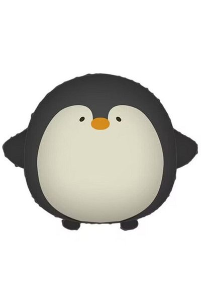 Terra Balon folie, model animat pinguin, 54 x 48 cm, negru