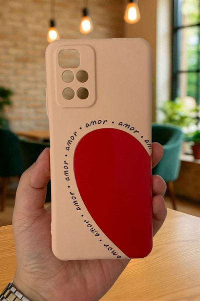 Vip Case حافظة لهاتف Xiaomi Redmi 10 2022 AMOR HEART من السيليكون الممتص للصدمات حافظة مطاطية كلاسيكية محمية277