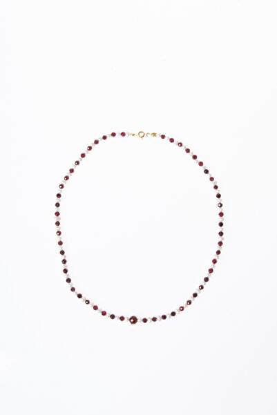 OSMANLI DEĞERLİ TAŞ SERTİFİKALI Lal(Granat )-İnci Doğal Taş Gümüş Kapama Altın Kaplama Kolye