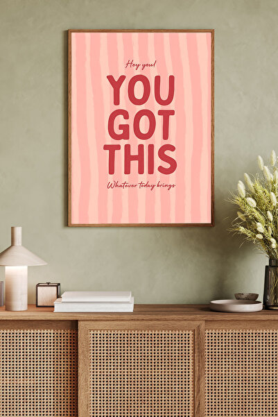 Dekorsiahome Tek Parça Ahşap Çerçeveli TK0828