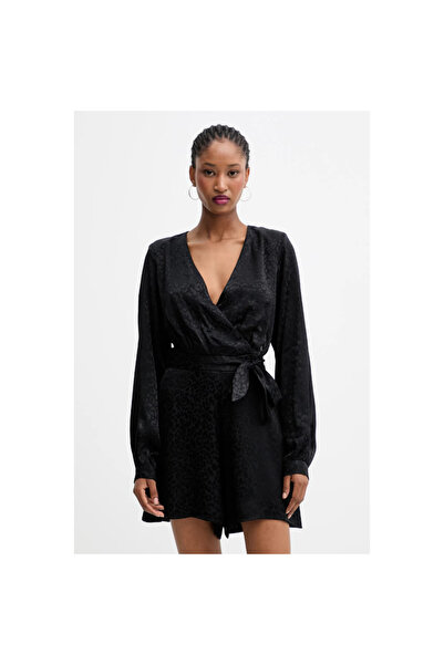 Guess W5yd09whcm0 Ls Malorıe Belted Kadın Elbise