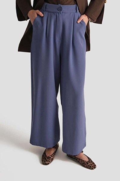 Armine Bol Paça Pantolon 25YT210 - Lacivert