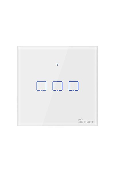 Sonoff Smart Switch with Touch Wifi + RF 433 T1 EU TX, (3 channels)