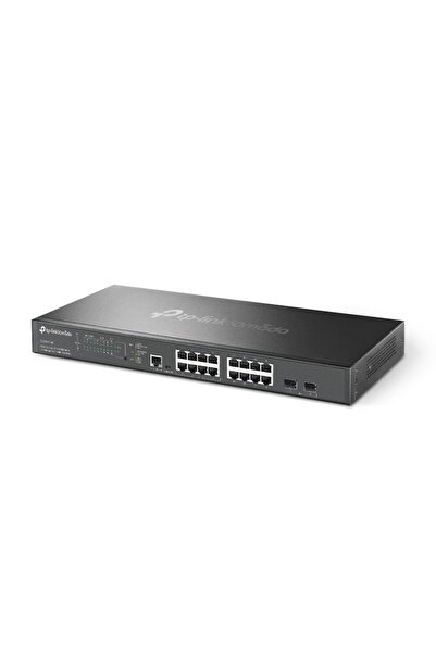 TP-LINK Switch, TP-Link, Omada, 16 porturi 2.5G, 2 porturi 10GE, SFP+ L2+ PoE+ cu 8 porturi, Ethernet RJ-45, 1U, N