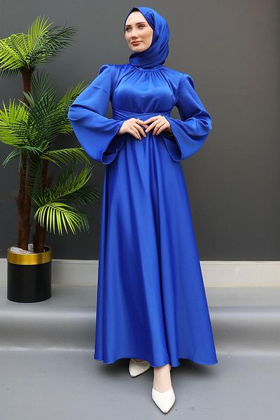 GİYZAMİLA Nazli Hijab Dress Saks