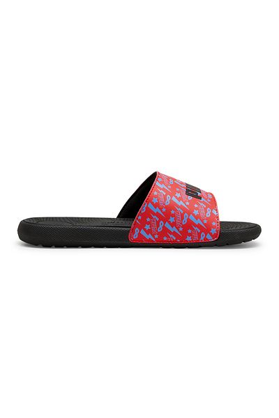 Puma Cool Cat 2.0 Masked Hero Jr BX Slides - Black & Red