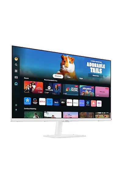 Samsung 27 inch M5 M50D Smart Monitor, FHD, 60Hz | 4ms (GtG) | LS27DM501EMXUE White