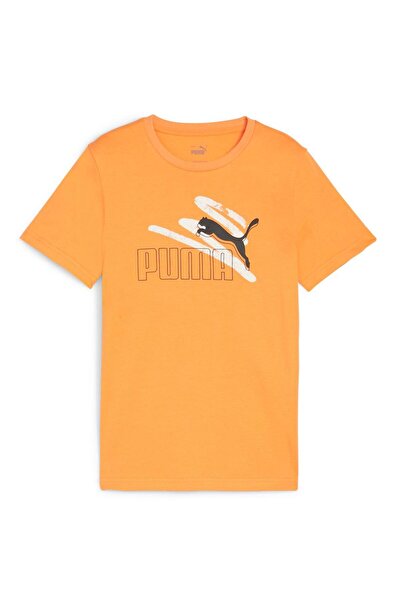 Puma تيشيرت صيفي قطني بشعار جرافيكي - كليمنتين