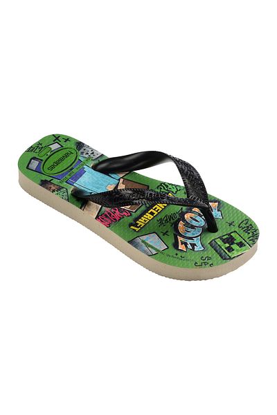 Havaianas Minecraft Flip Flops - Green