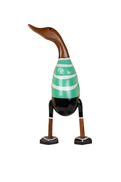 baliahşap Dekoratif Hayvan Figürü Ahşap El Oyması Ördek