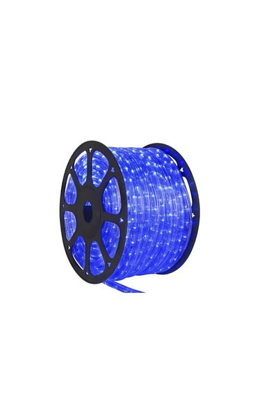Casa Grande Lumini de Crăciun, 18 metri, 432 LED-uri, Tub luminos flexibil, Albastru, Transformator, 8 moduri de iluminare, Secțiune