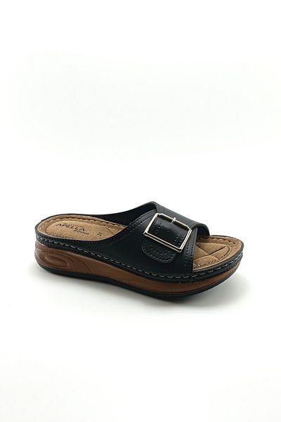 Apella Sirma New Model Full Orthopedic Single Buckle Mother Slippers