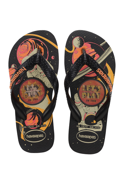 Havaianas Holographic Slippers - Black