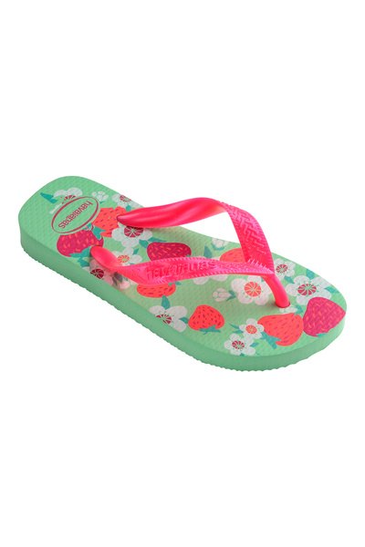 Havaianas Flores Flip Flops - Green