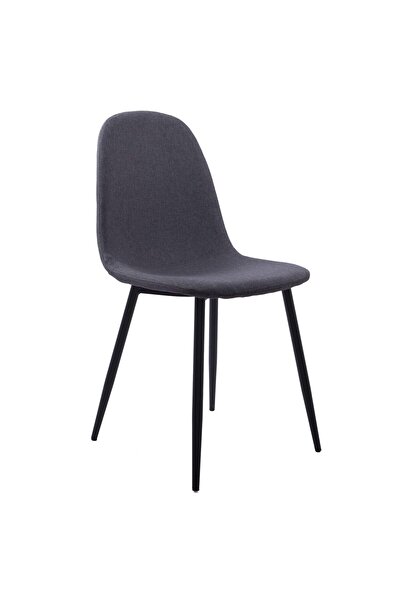 Mercaton Scaun de bucătărie/living, Mercaton, Dart, catifea, metal, gri și ne...