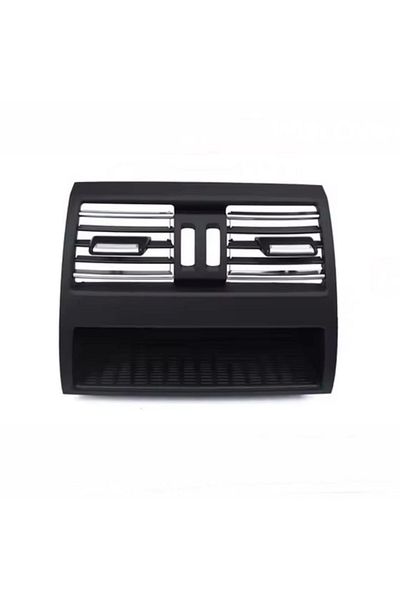 MAF Grila Aer Ventilatie Centrala Cotiera Spate Compatibila BMW Seria 5 F10 F11 Negru Chrome