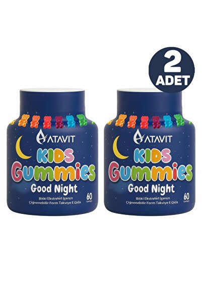 Seddar Collection Atavit Kids Good Night 60 Gummies 2 Adet