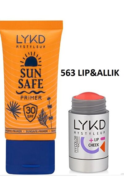 lykd MAKYAJ BAZI SUNSAFE PRİMER 30 SPF 30 ML güneşe karşı koruma sağlar