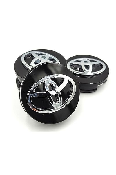 MAF Set 4 Capace roti, Toyota capace centrale 62mm, ABS si aluminiu, service montaj