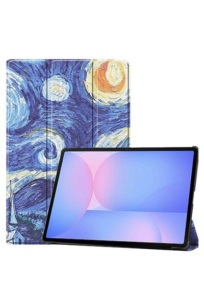 CLICK Protective case for Samsung Galaxy Tab S10 FE Plus, I11, Microfiber, Starry Night