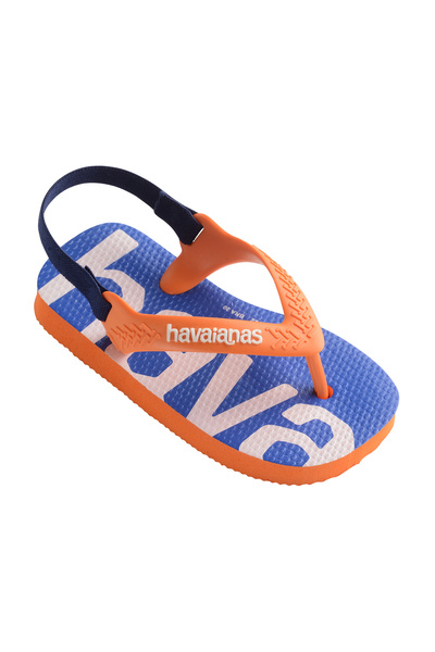 Havaianas Baby Logo Mania Flip Flops - Blue