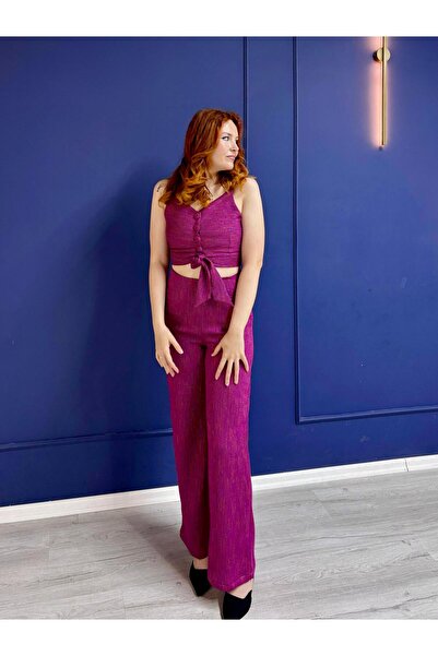 ROSEEMODE PERVAZLI FİT PANTOLON SİMLİ