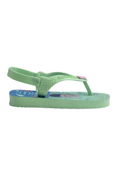 Havaianas Baby Peppa Pig Flip Flops - Green Garden