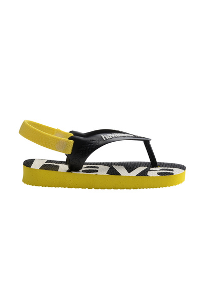 Havaianas Baby Logo Mania Flip Flops - Black