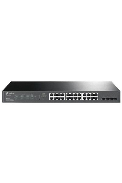 TP-LINK JetStream™ 28-Port Gigabit L2+ Managed Switch with 24-Port PoE+